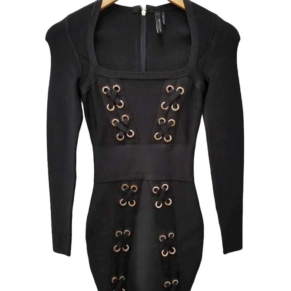 Marciano NWT Black XXS Bandage Bodycon Mini Dress